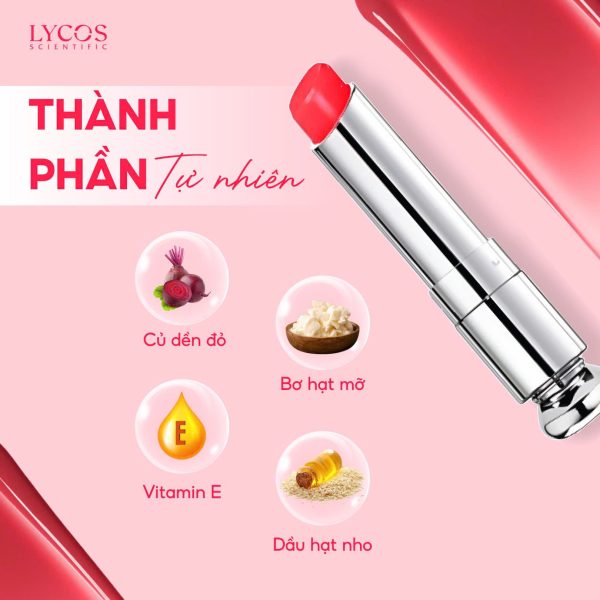 Son Dưỡng LYCOS Lip Balm Nut Dưỡng Ẩm, Làm Mềm & Cho Đôi Môi Tươi Tắn 10g - Ảnh 3