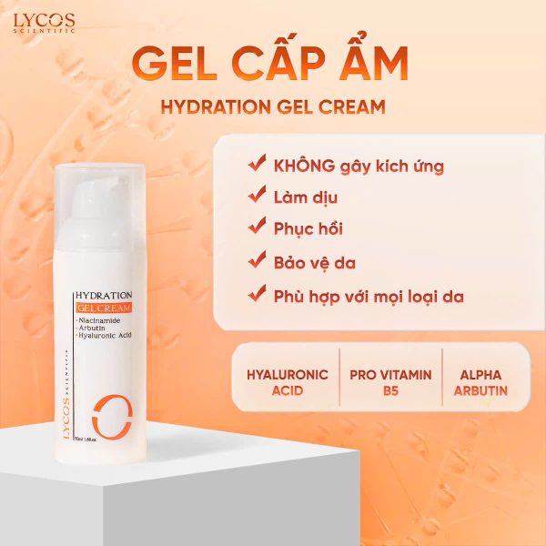 Kem Dưỡng Ẩm LYCOS Hydration Cấp Ẩm, Làm Dịu & Dưỡng Sáng Da 50ml - Ảnh 3
