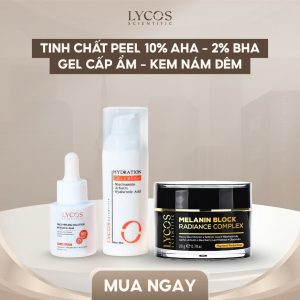 Combo Cho Da Nám ( PEEL DA LYCOS – Kem Nám Đêm – Kem Dưỡng Ẩm Phục Hồi)