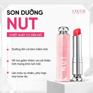Son Dưỡng LYCOS Lip Balm Nut Dưỡng Ẩm, Làm Mềm & Cho Đôi Môi Tươi Tắn 10g