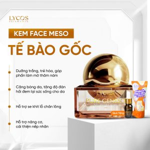 [MUA 1 ĐƯỢC 3] Kem Face Meso Dưỡng Trắng, Căng Bóng Mềm Mịn da (20g) – Tặng 1 Serum Cốt Hoa + 1 Sữa Rửa Mặt Vitamin