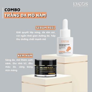 COMBO PEEL & KEM NÁM MELANIN – Phục Hồi & Làm Sáng Da