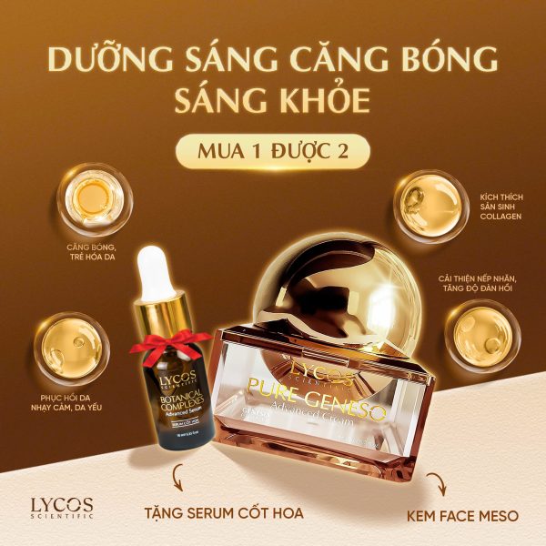[MUA 1 ĐƯỢC 2] Kem Face Meso Dưỡng Trắng, Căng Bóng Mềm Mịn da (20g) – Tặng 1 Serum Cốt Hoa (10ml) - Ảnh 3